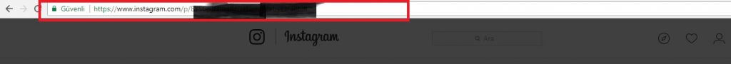 Instagram fotoğraf linki